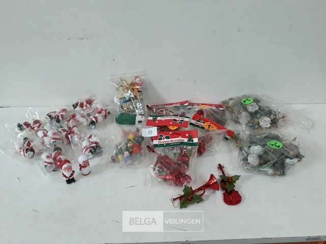 20 x taartdecoratie kerst assorti - afbeelding 1 van  3