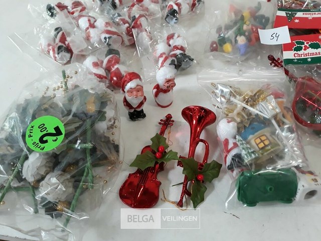 20 x taartdecoratie kerst assorti - afbeelding 3 van  3