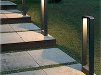 20 x tuinlamp – 60 cm – 7w led – 3000k warm wit – ip54 – zwart – sla-01 - afbeelding 3 van  5