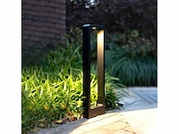 20 x tuinlamp – 60 cm – 7w led – 3000k warm wit – ip54 – zwart – sla-01 - afbeelding 1 van  15