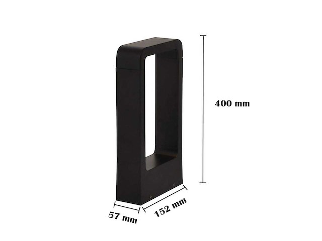 20 x tuinlamp 7w led 40 cm warm wit (sla-01) - afbeelding 4 van  4