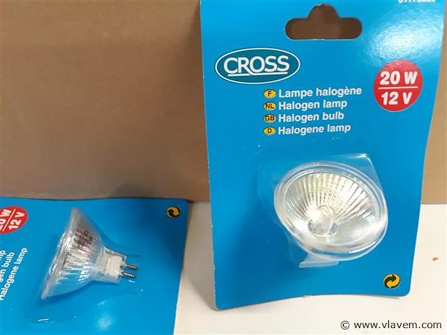 20 x vervanglamp halogeen 12v mr16 20 w - afbeelding 2 van  2