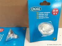 20 x vervanglamp halogeen 12v mr16 20 w - afbeelding 2 van  2