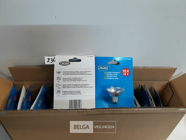 20 x vervanglamp halogeen 12v mr16 20 w - afbeelding 2 van  3