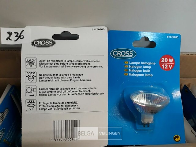 20 x vervanglamp halogeen 12v mr16 20 w - afbeelding 3 van  3