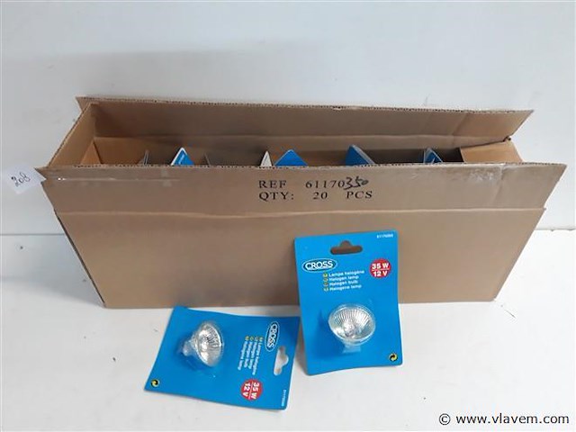 20 x vervanglamp halogeen 12v mr16 35 w - afbeelding 1 van  2