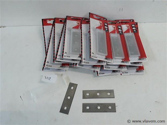 20 x vervangmes voor glaskrabber 3 stuks - afbeelding 1 van  2