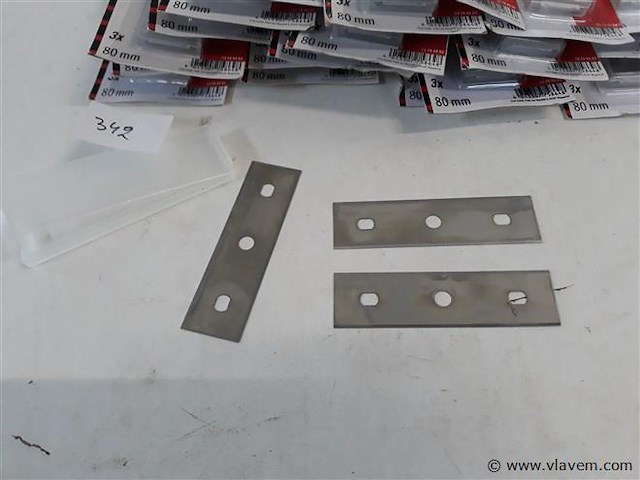 20 x vervangmes voor glaskrabber 3 stuks - afbeelding 2 van  2