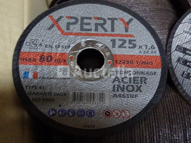 200 mab stalen/roestvrijstalen afkapschijven. gereedschap, xperty - afbeelding 2 van  3