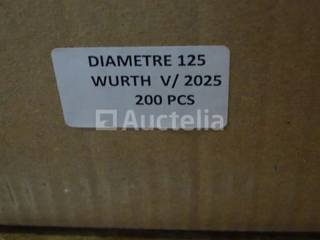 200 wurth 125 mm professionele schijven - afbeelding 2 van  6