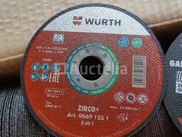 200 wurth 125 mm professionele schijven - afbeelding 3 van  6