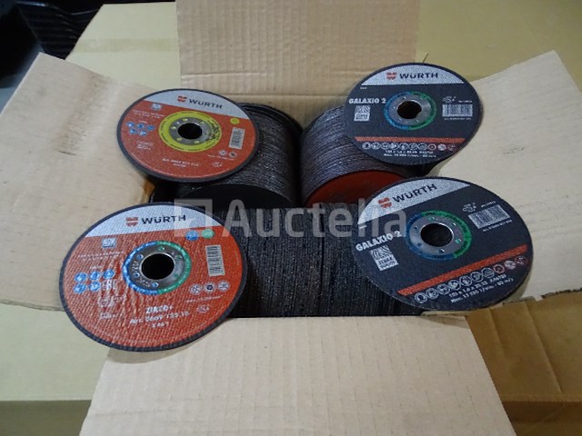 200 wurth stalen/roestvrijstalen/aluminium afkapschijven - afbeelding 1 van  7