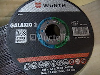 200 wurth stalen/roestvrijstalen/aluminium afkapschijven - afbeelding 6 van  7