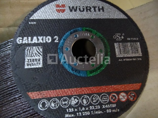 200 wurth stalen/roestvrijstalen/aluminium afkapschijven - afbeelding 6 van  7