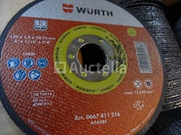200 wurth stalen/roestvrijstalen/aluminium afkapschijven - afbeelding 4 van  7
