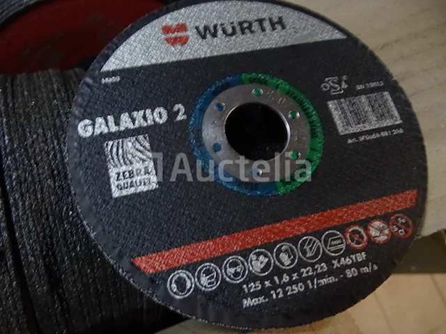 200 wurth stalen/roestvrijstalen/aluminium afkapschijven - afbeelding 7 van  7