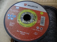 200 wurth stalen/roestvrijstalen/aluminium afkapschijven - afbeelding 2 van  7