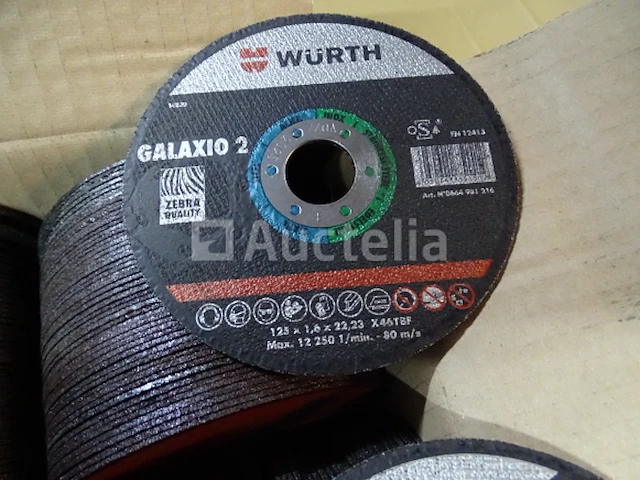 200 wurth stalen/roestvrijstalen/aluminium afkapschijven - afbeelding 3 van  7
