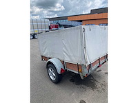 200 x 125 plateau met huif - aanhangwagen - afbeelding 3 van  7