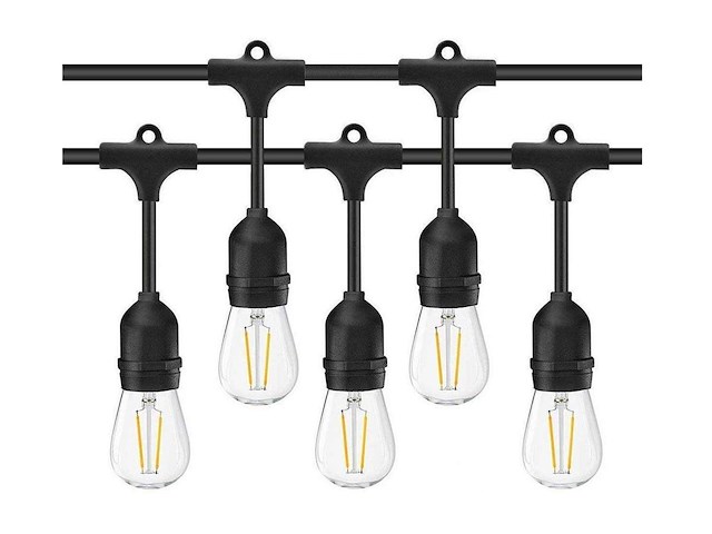 200 x 2w 2700k e27 st45 filament shockproof led bulb - afbeelding 9 van  9