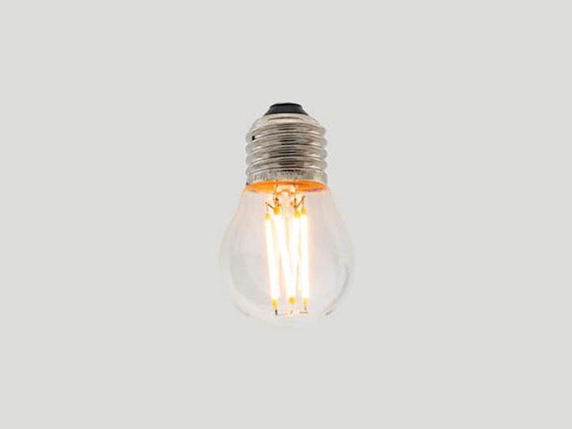 200 x 4w e27 g45 filament led bulb 2700k - afbeelding 1 van  4