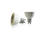 200 x gu10 led-lampen – 6w – dimbare – 6500k – koel wit – ip20 - afbeelding 1 van  4