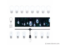 200 x st45 filament shockproof led lamp – 6000k koud wit – e27 – wit - afbeelding 5 van  5