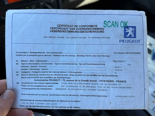 2000 - peugeot - 406 zenith - afbeelding 35 van  41