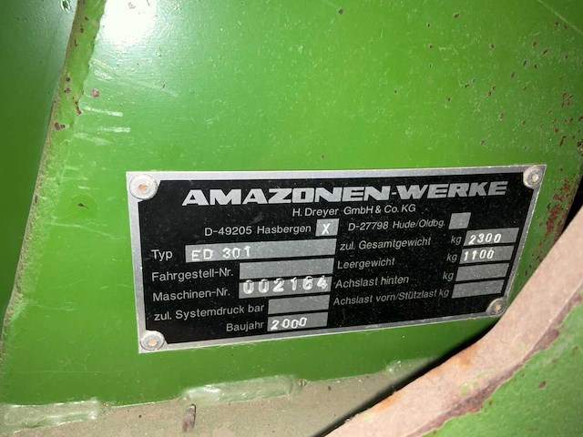 2000 amazone ed 301 maïsplanter - afbeelding 21 van  21