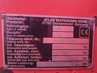 2000 atlas 1404 banden graafmachine - afbeelding 4 van  16
