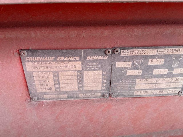 2000 benalu t39nlnep bulk oplegger (75165-73) - afbeelding 4 van  7