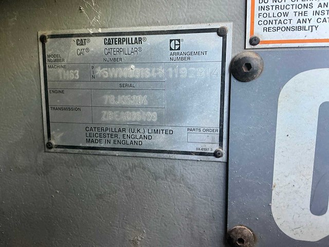 2000 caterpillar th63 verreiker - afbeelding 12 van  115