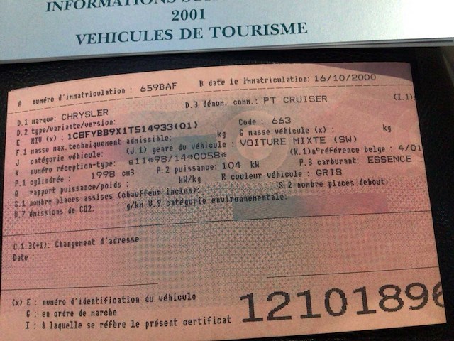 2000 chrysler pt cruiser auto - afbeelding 10 van  21