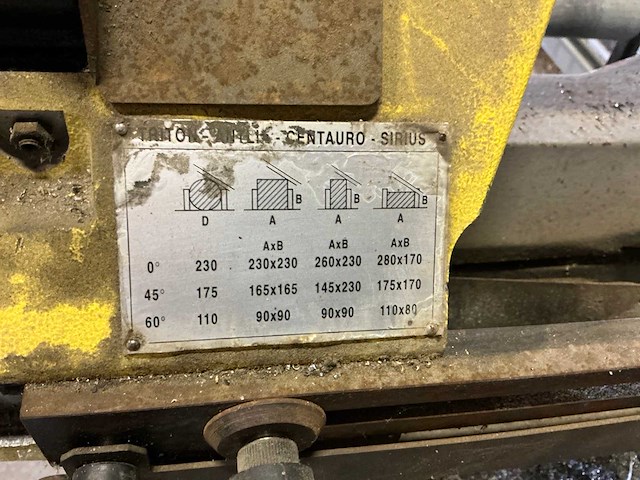2000 fmb triton metalen horizontale bandzaagmachine - afbeelding 12 van  13