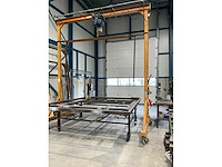 2000 hoisring equipment / abus mobiele hijsbrug met elektrische kettingtakel - afbeelding 2 van  7