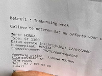 2000 honda par europeau 1100 - afbeelding 9 van  19
