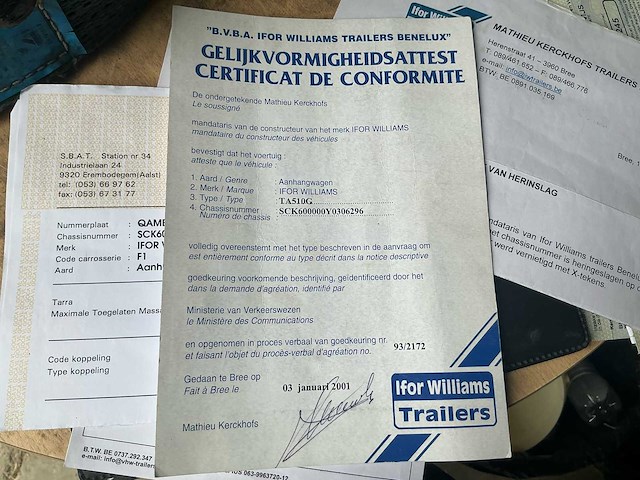 2000 ifor williams ta510g ta510g veetrailer - afbeelding 6 van  22