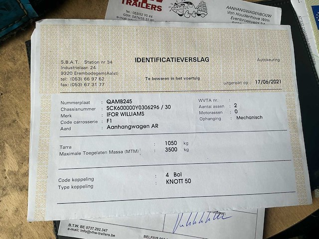 2000 ifor williams ta510g ta510g veetrailer - afbeelding 8 van  22