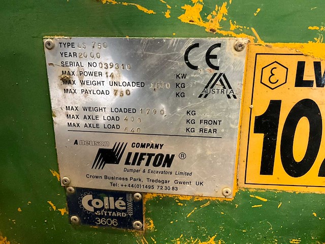 2000 john deere ls750 compact tractor - afbeelding 3 van  15