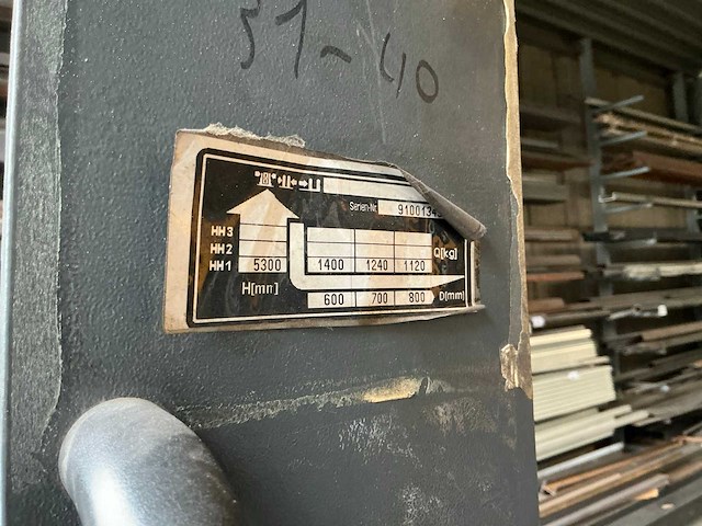 2000 jungheinrich reach truck - afbeelding 10 van  12