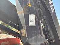2000 kaiser heavy duty flatbed semi-trailer - hiab spgl2e gelede hydraulische kraan - afbeelding 17 van  35