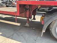 2000 kaiser heavy duty flatbed semi-trailer - hiab spgl2e gelede hydraulische kraan - afbeelding 29 van  35