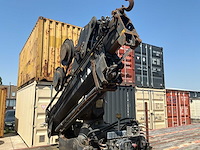 2000 kaiser heavy duty flatbed semi-trailer - hiab spgl2e gelede hydraulische kraan - afbeelding 9 van  35