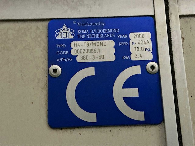2000 koma h4-t8/mono vriezer - afbeelding 3 van  8