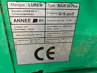 2000 lurem maxi 26 plus gecombineerde vlakvandiktebank - afbeelding 6 van  6