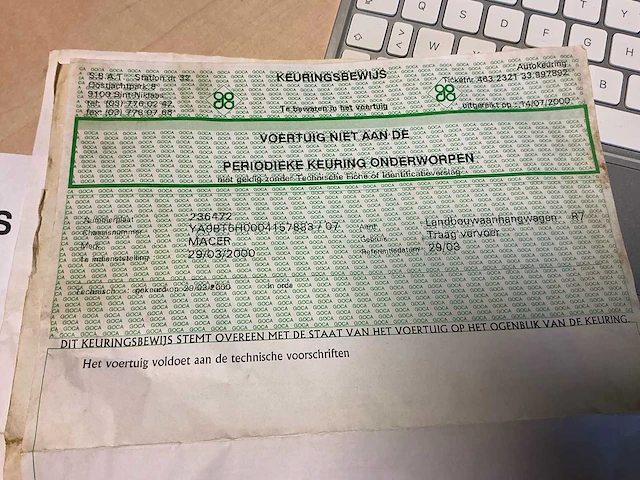 2000 macer bt9h veeaanhangwagen - afbeelding 11 van  19