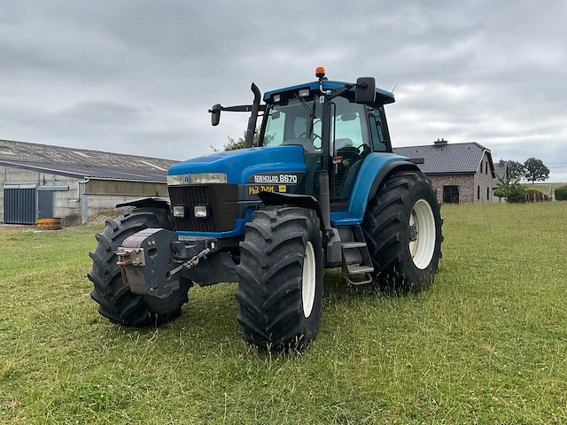 2000 new holland 8670 dt 4wd landbouwtractor - afbeelding 1 van  45