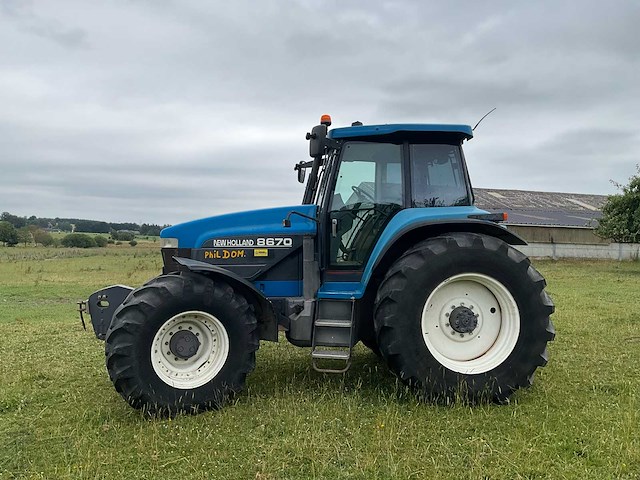 2000 new holland 8670 dt 4wd landbouwtractor - afbeelding 12 van  45