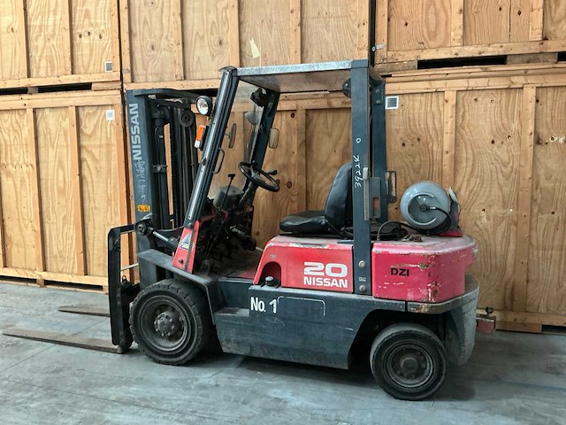 2000 nissan pj02 vorkheftruck - afbeelding 5 van  12