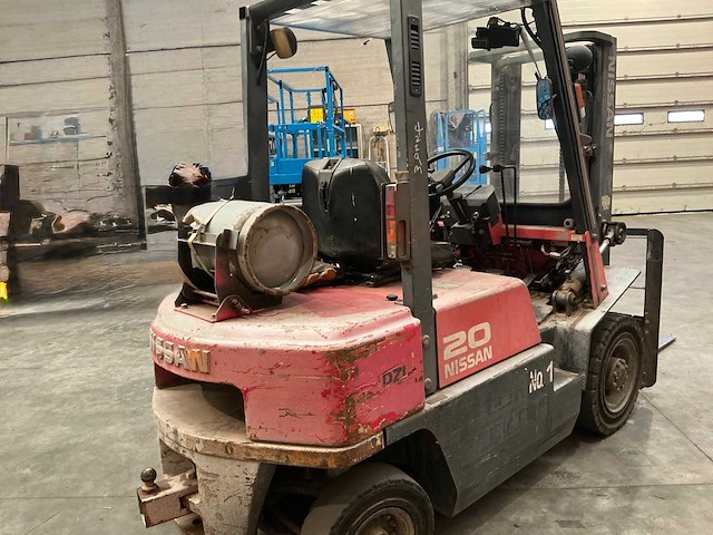 2000 nissan pj02 vorkheftruck - afbeelding 8 van  12